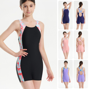 Quick Dry Girls' Sling One Piece Romper <strong>Swimsuit</strong> High Quality Printed Cute Children's Beachwear - Product Image 1