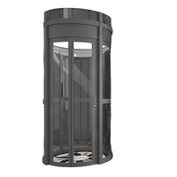 Ascenseur Résidentiel Rond pour Petites Villas, Conception Sans Foyer pour Utilisation Intérieure et Extérieure, Fabricant d'Ascenseurs