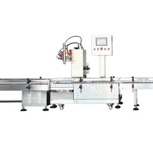 Ligne de production de capsulage automatique 3-20L Machine de capsulage pour le pesage et le bouchage de grands godets pour l'huile pour les applications chimiques Core PLC - Product Image 5