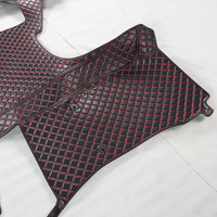 Tapis de sol en cuir de taille spéciale personnalisé en usine OEM pour camion tracteur lourd adapté aux camions allemands MAN Renault Scania