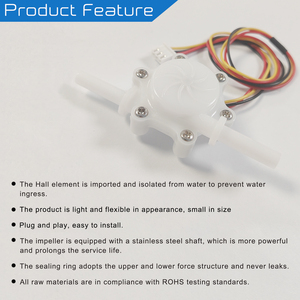 Zenvansz Từ Xung Hội Trường Cảm Biến Lưu Lượng Nước ZV-HFS-OD06 Với Cảm Biến Lưu Lượng Chất Lỏng Cho Trang Trại Ứng Dụng Bất kỳ Hướng Gắn - Product Image 3