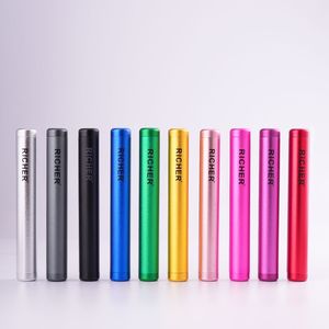 Barato logotipo personalizado 120mm Metal Pre conos tubo de humo contenedor de almacenamiento rollo de aluminio soporte para cigarrillos tubos - Product Image 2