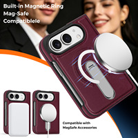 Étui de téléphone à clapet en cuir PU de luxe Minibook, magnétique, antichoc, dissipation de chaleur, anti-empreintes digitales, protection complète pour 18 Duo