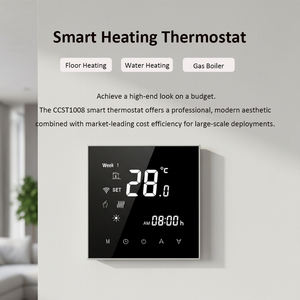 <span class=keywords><strong>Thermostat</strong></span> de <span class=keywords><strong>chauffage</strong></span> au sol électrique moderne intelligent numérique WIFI sans fil pour appartement - Product Image 2