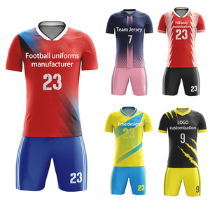 Stock XL Ademende korte blanco voetbalshirts Bedrukte nummers Logo's Aangepaste teamnamen School-/bedrijfstraining Wedstrijd 100% - Product Image 2
