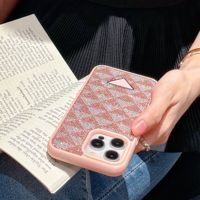 Coque de téléphone Premium antichoc en TPU avec strass, design élégant et luxueux, protection pour 13/14/15/16/17Pro