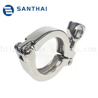 Conexión de Soldadura Sanitaria de Acero Inoxidable SS304 de Alta Resistencia con Tuerca de Ala de un Solo Pasador, Estándar DIN/3A/ISO, Pulida