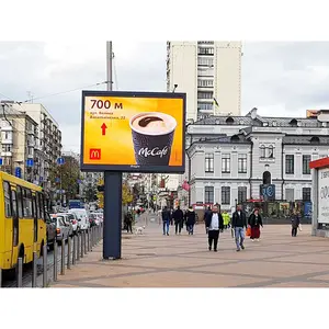 96X96 960X960 4X3M Outdoor Hd P4 P6 P6 P10 P 10Mm Led Display Aluminium Kast Led Video Wandpaneel Voor Reclame