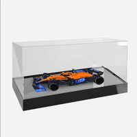 Boîte de présentation de voiture de Formule 1 en acrylique transparent personnalisée avec couleur et taille sur mesure, marque YGL, YGL-851, pour la décoration
