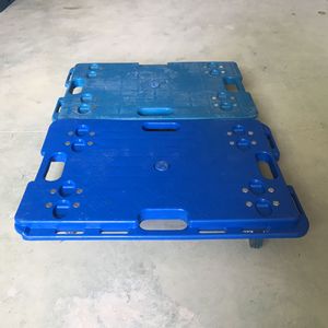 Warehouse flatbed truck, handling <b>trolley</b>, lightweight, super-connectable <b>four</b>-<b>wheel</b> universal cargo hauling plastic tortoise - Product Image 3