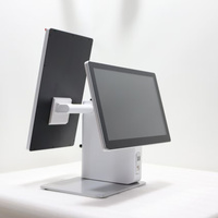 Caja registradora con pantalla táctil todo en uno de 15,6 pulgadas personalizada al por mayor Soporte de terminal POS todos los sistemas de pago software Windows