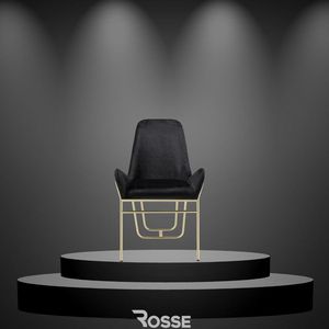Rosse Modern Upholstered <b>Dining</b> <b>Chair</b> with Stainless Steel Legs Luxury Home Office Furniture From Turkey - Product Image 2