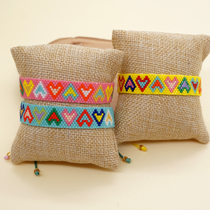 Meilleures ventes <span class=keywords><strong>à</strong></span> la mode femmes émeraude Miyuki perle pile chaîne <span class=keywords><strong>Bracelet</strong></span> délicat <span class=keywords><strong>perles</strong></span> de rocaille géométrique <span class=keywords><strong>métier</strong></span> <span class=keywords><strong>à</strong></span> <span class=keywords><strong>tisser</strong></span> Bracelets pour l'amitié - Product Image 1
