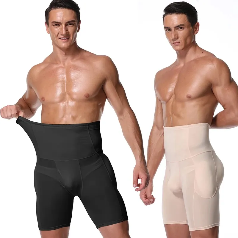 Men Panties Body Shaper Seamless Butt Lifter Panty Boyshorts Shapewear Boxers
