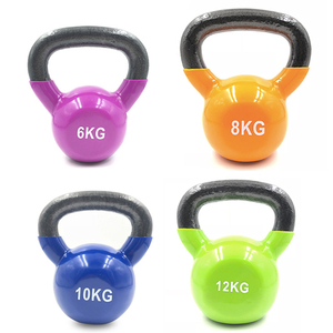 Mancuernas de neopreno para Fitness en casa para mujer, con revestimiento de <span class=keywords><strong>vinilo</strong></span> de hierro fundido, Kettlebell - Product Image 2