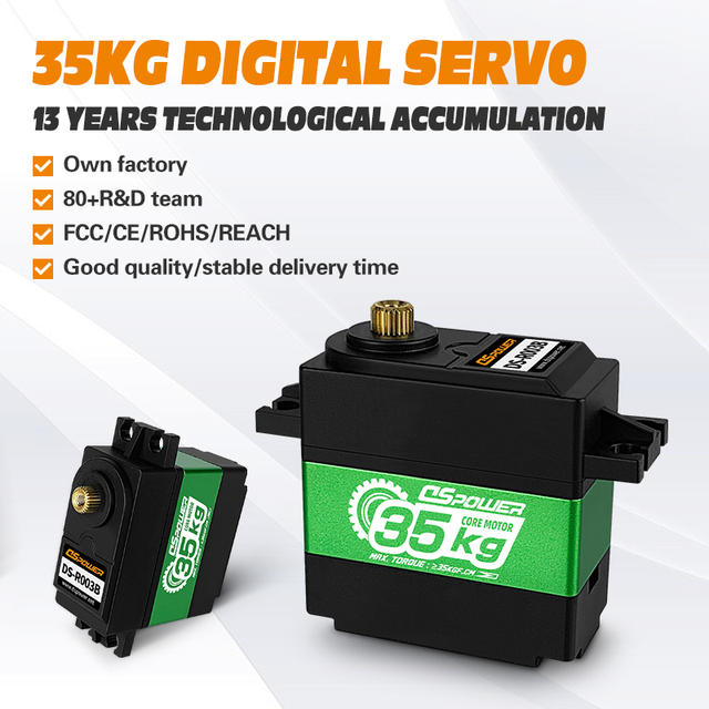DS SERVO 35KG Micro Servo Motor, High Torque Universal Servo Motor, Digital 25KG Metal Servo Motor, Robot Model Car Servo Motor