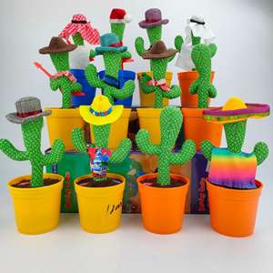 ของเล่นตุ๊กตาหมีไฟฟ้าสำหรับร้องเพลงบันทึกพูดเต้นแคคตัสแกว่งเพื่อบรรเทาความเครียด - Product Image 3