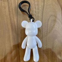Fabricants en gros de porte-clés ours fluide, bricolage avec ours fluide en résine artisanale