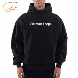 Sifot – Nouveaux sweats à capuche basiques pour hommes, coupe ajustée, en maille matelassée 350 g/m², avec logo personnalisé brodé ou imprimé - Product Image 1