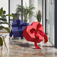 Großhandel Maßgefertigte Luxus-Valentinstags-Verpackungen Wiederverwendbare Herzförmige Karton-Geschenkboxen mit Band für Hochzeit Muttertag Schokolade Recycelt