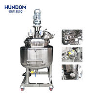 Machine de fabrication de lotion pommade 200l 500l mayonnaise crème gelée de pétrole mélangeur cosmétique de levage homogénéisateur sous vide émulsifiant