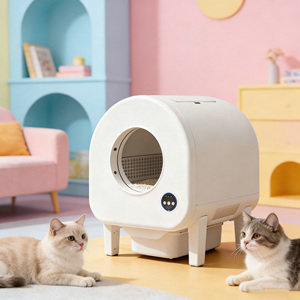 Litière pour chat automatique extra large, directement de l'usine, facile à nettoyer, écologique, fournitures de nettoyage pour animaux de compagnie. - Product Image 1