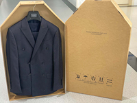 Boîte d'emballage en carton pliable de forme cercueil, de qualité supérieure, avec laminage mat recyclable, taille personnalisée