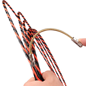 Nhà Máy Bán Hàng Trực Tiếp Dia 4.5Mm * 15M Dài 3-Sợi Màu Đỏ Và Màu Đen Pet Cáp Puller Cá Băng Điện Dây Kéo Công Cụ - Product Image 2