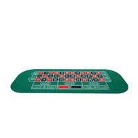 YH Usine Taille Personnalisée 1.5*60cm Américain Double 00 Disposition Roulette Nappe Pour Le Jeu