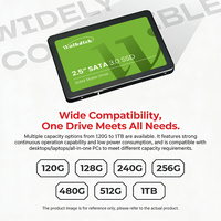 Unidad de Estado Sólido Interna SATA III 2.5 SSD de 128GB 256GB 512GB 1TB con Lectura y Escritura Rápida para Actualización de Computadora, Directo de Fábrica
