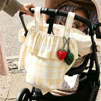 Sac de rangement multifonctionnel portable et imperméable pour bébé, grande capacité, organiseur de couches de voyage, sac de poussette