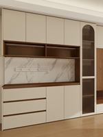 Meuble TV mural moderne personnalisé, armoire de rangement pour salon, meuble de présentation modulaire, système de meubles complets pour toute la maison, système de mur d'accentuation