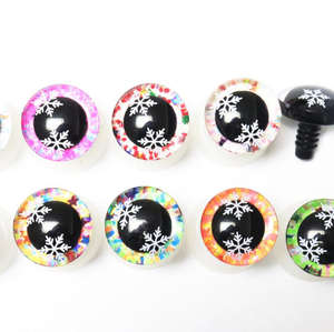 <span class=keywords><strong>Occhi</strong></span> di sicurezza a forma di fiocco di neve per il lavoro a uncinetto - Product Image 5