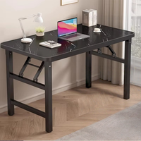 Mesa de Comedor Rectangular Plegable, Moderna y Lujosa, Mueble de Oficina para el Hogar, Escritorio Esquinero para Trabajo, Conferencias, Computadora y Estudio