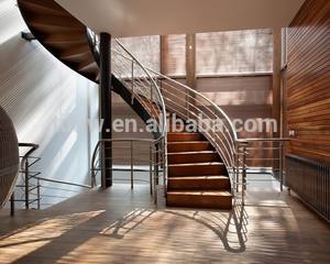 เหล็กไม้โค้งบันไดโลหะราง - Product Image 2