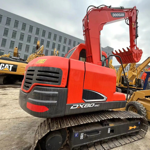 Matériel d'occasion machines de construction de routes Doosan dx80 petite pelle d'occasion Doosan dx80 pelle d'occasion doosan dx75 dx80 - Product Image 1