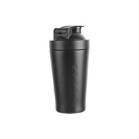 Bouteille shaker en acier inoxydable 304 de qualité alimentaire, 24 oz, isolée sous vide, étanche, avec boule de mélange pour poudre de protéines