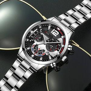 Montre Homme Originale LP57 Bestseller à <span class=keywords><strong>Quartz</strong></span>, Tendance, Simple, en Acier Inoxydable, Aiguilles Lumineuses, Chiffres Grands, Verre 42mm - Product Image 4