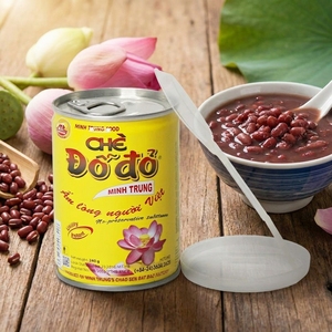 Soupe de haricots rouges sucrés vietnamiens traditionnels en conserve, dessert 240g, ingrédients naturels, sans conservateurs, vente en gros - Product Image 2