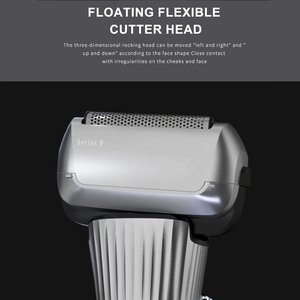 Rasoir à cinq lames pour hommes, sans fil, avec écran LED, étanche, utilisation humide/sèche, pour peaux sensibles, tondeuse escamotable, idéal pour camping-car et hôtel - Product Image 6