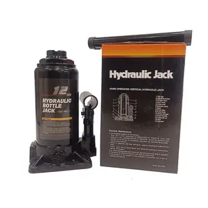 12 टन क्षमता वाली साइड पंप बोतल जैक मानक हाइड्रोलिक बोतल जैक