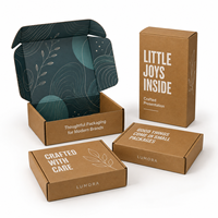 Boîtes d'expédition en carton ondulé personnalisées avec logo imprimé, boîtes écologiques pour chaussures et vêtements