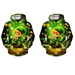 Sudadera con Capucha, Serigrafía, Estilo Casual Natural de Invierno para Hombre, Cuello en V, Vietnam, Spandex, Algodón Estampado, Transpirable, Silueta Recta - Product Image 4