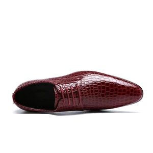 Chaussures habillées de luxe pour <span class=keywords><strong>homme</strong></span>, pointues, en python noir, tailles 38-47, pour mariage et affaires - Product Image 6