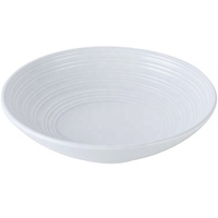 Assiettes en céramique de style coréen, personnalisables avec logo, pour la maison, assiettes creuses pour salade, bols rayés de couleur unie, ensembles de vaisselle – Vente en gros
