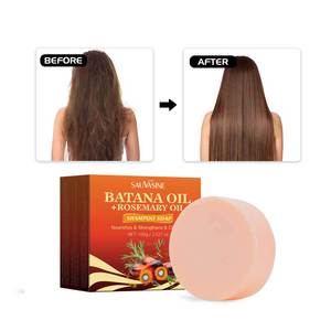 Jabón en Barra para el Cabello de 100g, Ecológico, Limpiador Suave, Nutritivo, Anticaspa, con Aceite de Batana y Aceite de Romero - Product Image 5