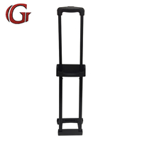 Sac à dos scolaire classique portable avec poignée de chariot amovible et support pliable, construction de haute qualité en fer et plastique