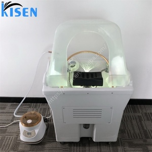 Kisen Nouveau Design Équipement de Salon de Coiffure : Bac à Shampooing avec Tête de Lavage Hydromassante et Vaporisateur à Vapeur, En Vente - Product Image 6