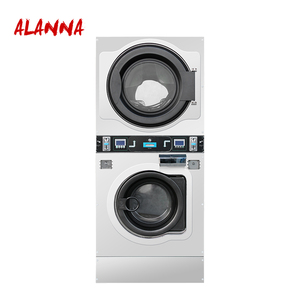 Équipement de blanchisserie, blanchisserie automatique pour hôtel, machine à laver en libre-service, machine à laver et sèche-<span class=keywords><strong>linge</strong></span> empilables sans argent liquide, fonctionnant avec une carte - Product Image 3