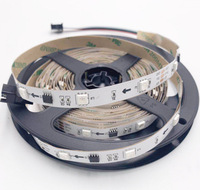 Dream Color 10m RGBIC LED Strip WS2812b Aplicación de teléfono Sincronización de música Efecto de iluminación direccionable Control de voz para píxeles LED Roomset